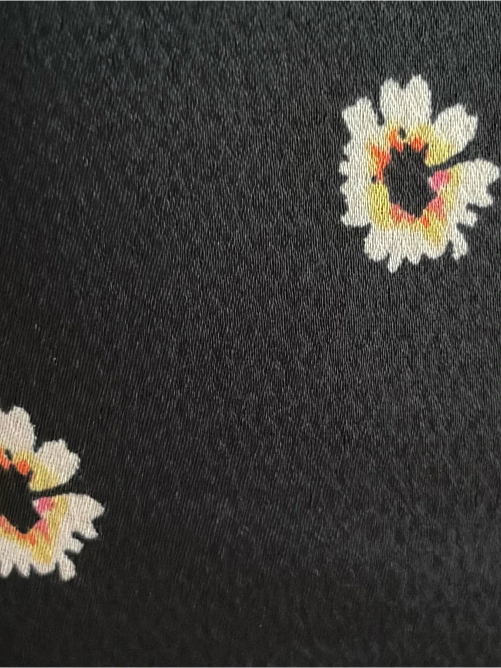 Ted Baker Black Floral-Print Long-Sleeve Blouse